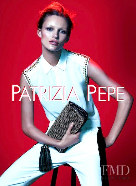 Edita Vilkeviciute featured in  the Patrizia Pepe advertisement for Spring/Summer 2013