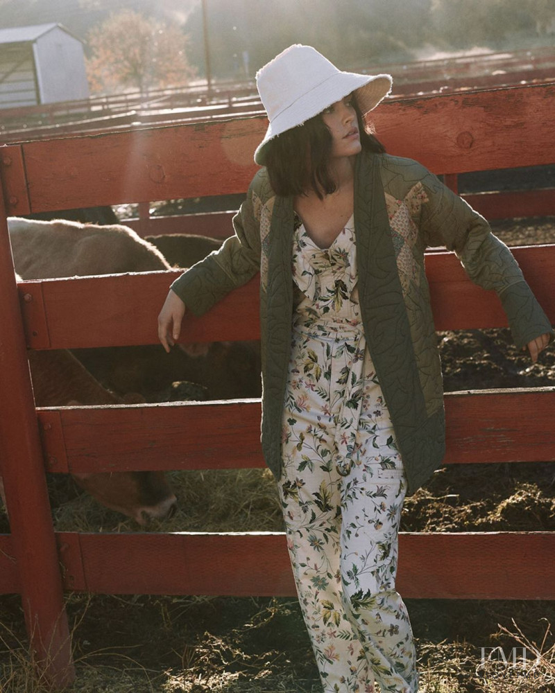 Kristen Coffey featured in  the Anthropologie advertisement for Spring/Summer 2020