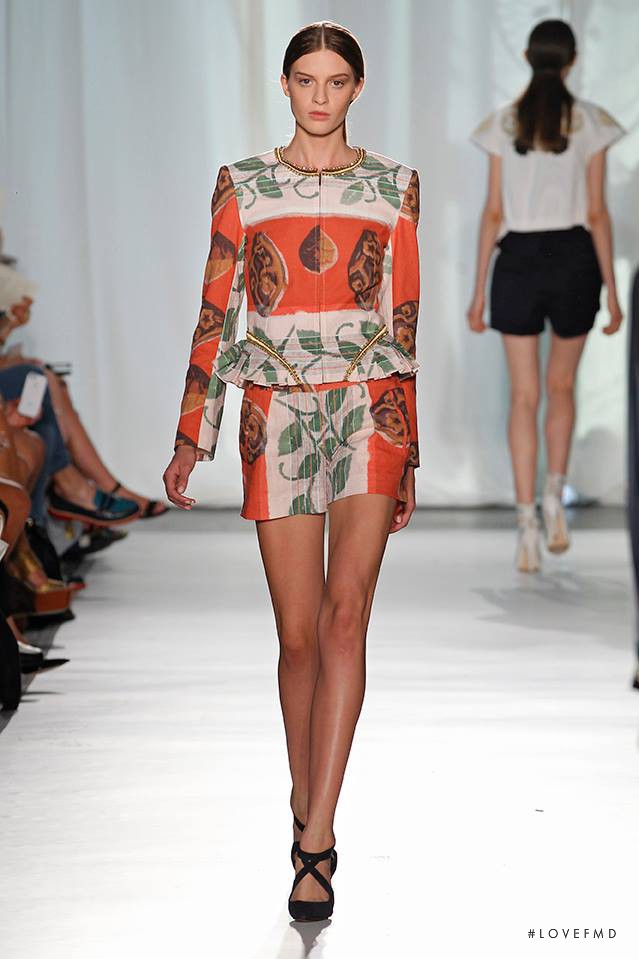 Cristina Mantas featured in  the Sass & Bide fashion show for Spring/Summer 2014