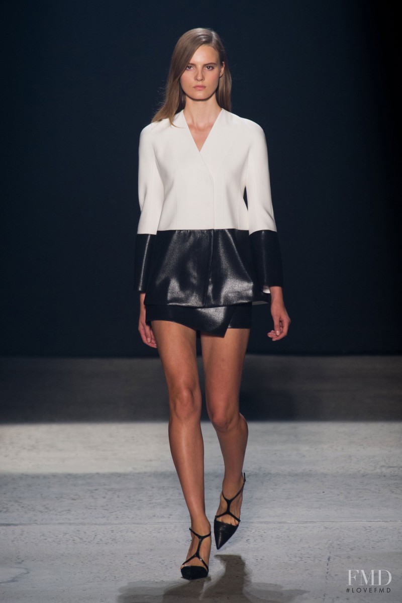 Tilda Lindstam featured in  the Narciso Rodriguez fashion show for Spring/Summer 2014