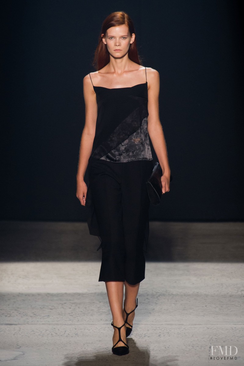 Irina Kravchenko featured in  the Narciso Rodriguez fashion show for Spring/Summer 2014