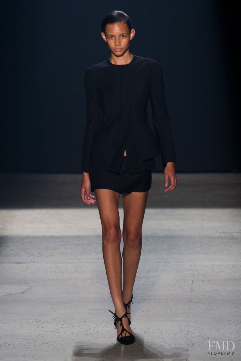 Binx Walton featured in  the Narciso Rodriguez fashion show for Spring/Summer 2014