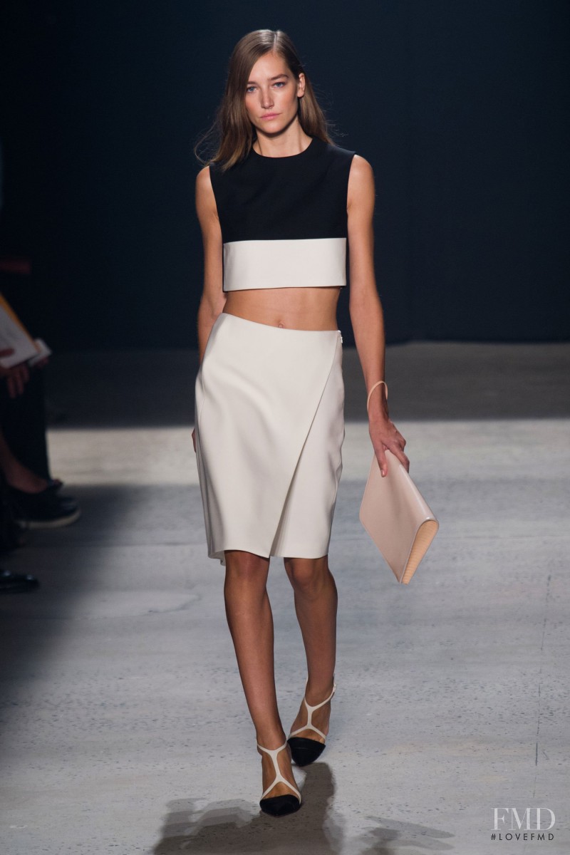 Joséphine Le Tutour featured in  the Narciso Rodriguez fashion show for Spring/Summer 2014