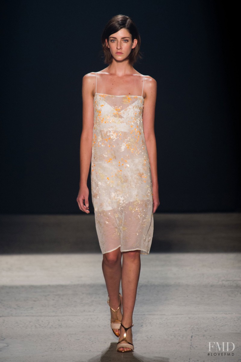 Cristina Herrmann featured in  the Narciso Rodriguez fashion show for Spring/Summer 2014