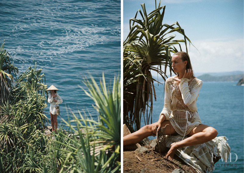 Maya Stepper featured in  the Faithfull The Brand lookbook for Summer 2016