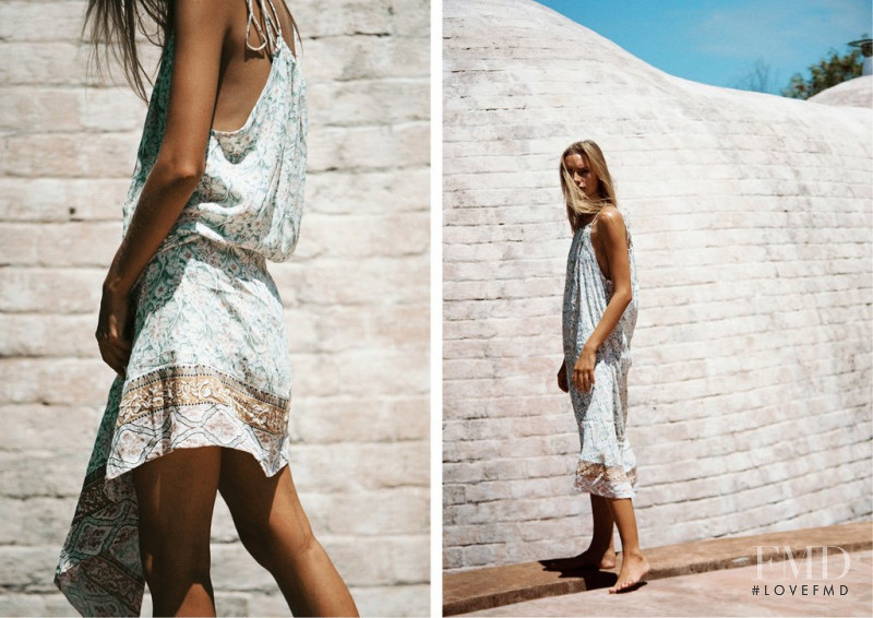 Maya Stepper featured in  the Faithfull The Brand lookbook for Summer 2016