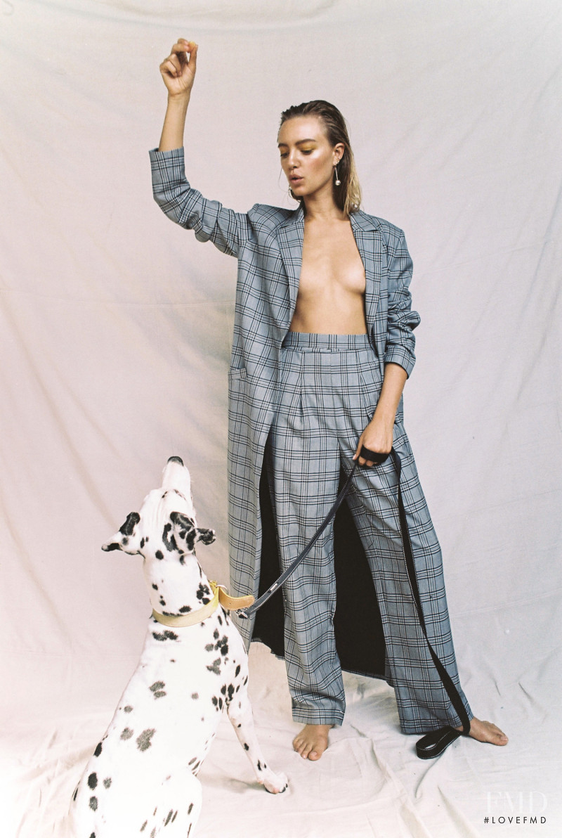 Maya Stepper featured in  the SIR the Label lookbook for Summer 2018