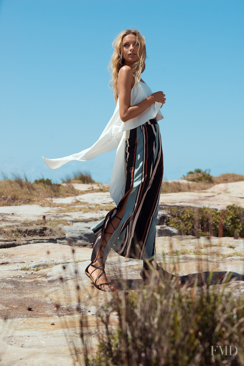Maya Stepper featured in  the The Closet Lover Pacific Paradise lookbook for Spring 2016