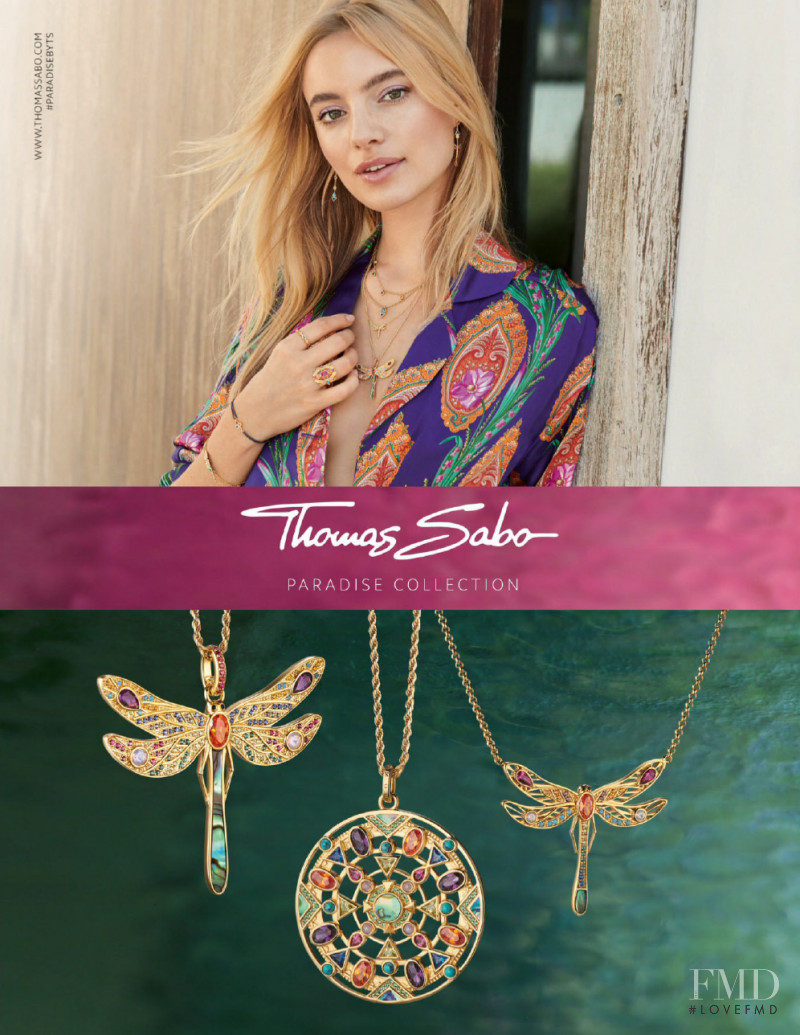 Maya Stepper featured in  the Thomas Sabo advertisement for Spring/Summer 2019