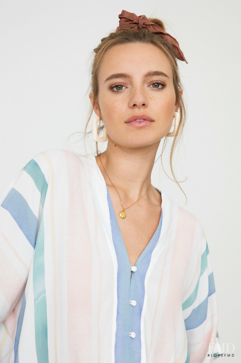 Maya Stepper featured in  the Rails catalogue for Spring/Summer 2019