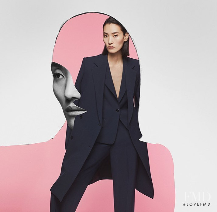 Lina Zhang featured in  the Hugo Boss advertisement for Spring/Summer 2020