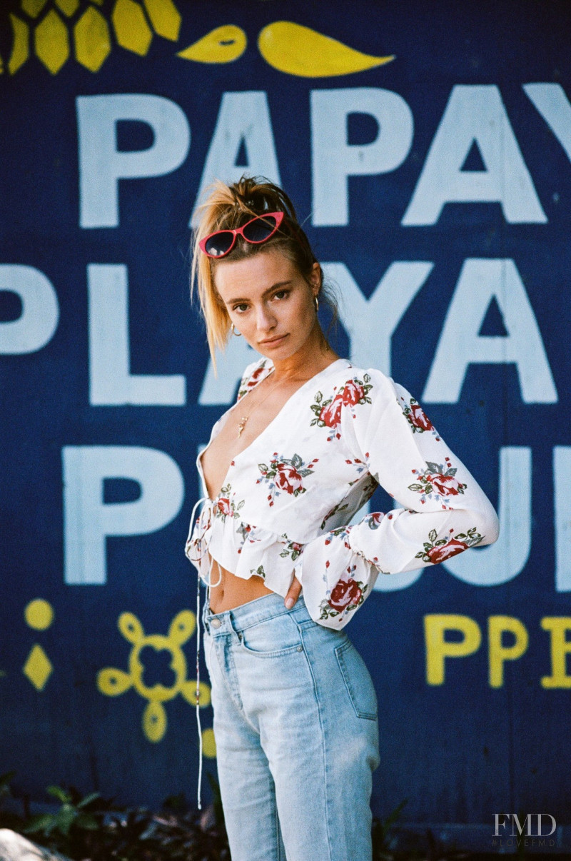 Maya Stepper featured in  the Bamba Swim lookbook for Spring/Summer 2017