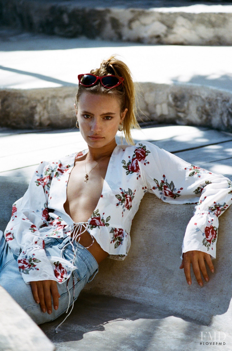 Maya Stepper featured in  the Bamba Swim lookbook for Spring/Summer 2017