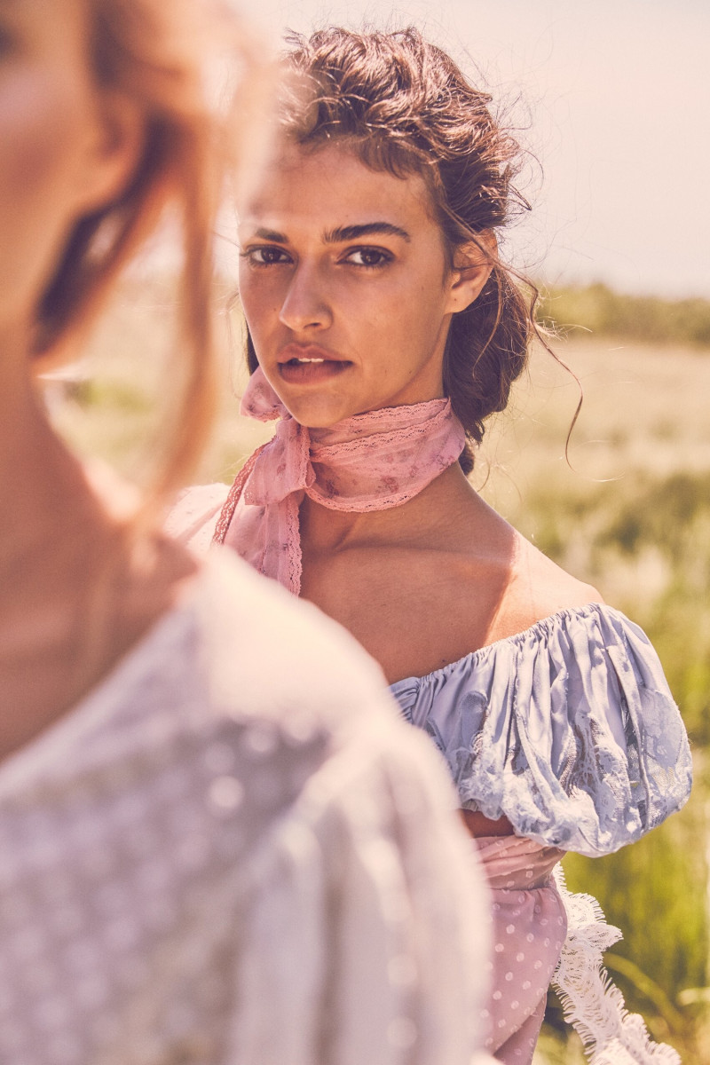 Rianne Van Rompaey featured in  the LoveShackFancy lookbook for Resort 2019