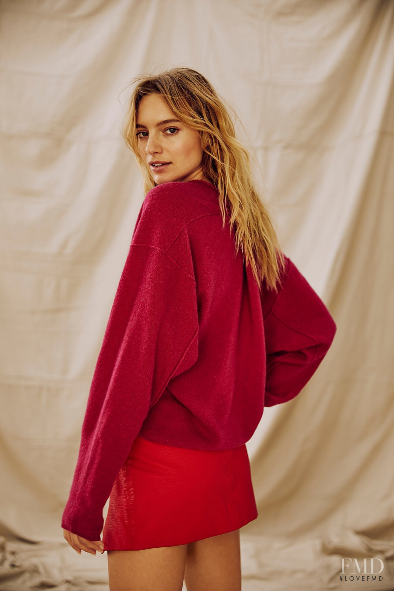 Maya Stepper featured in  the Free People lookbook for Winter 2019