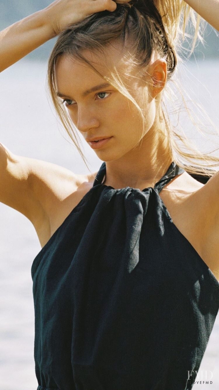 Maya Stepper featured in  the SIR the Label advertisement for Spring/Summer 2020