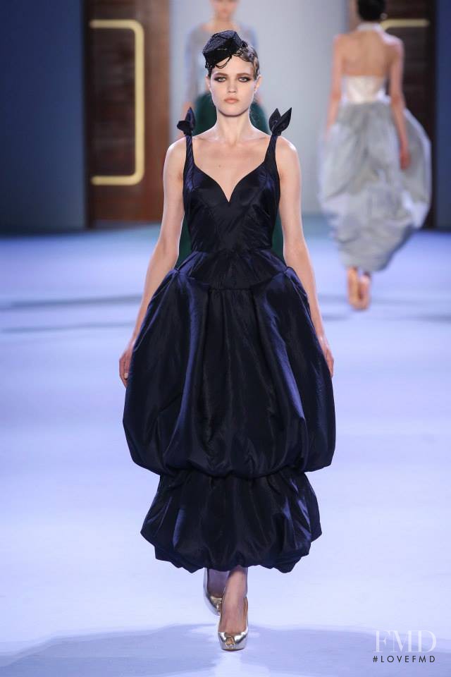 Milana Kruz featured in  the Ulyana Sergeenko fashion show for Spring/Summer 2014