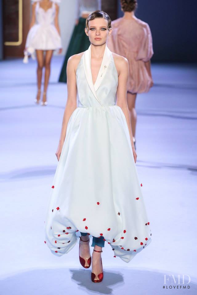 Natalia Siodmiak featured in  the Ulyana Sergeenko fashion show for Spring/Summer 2014