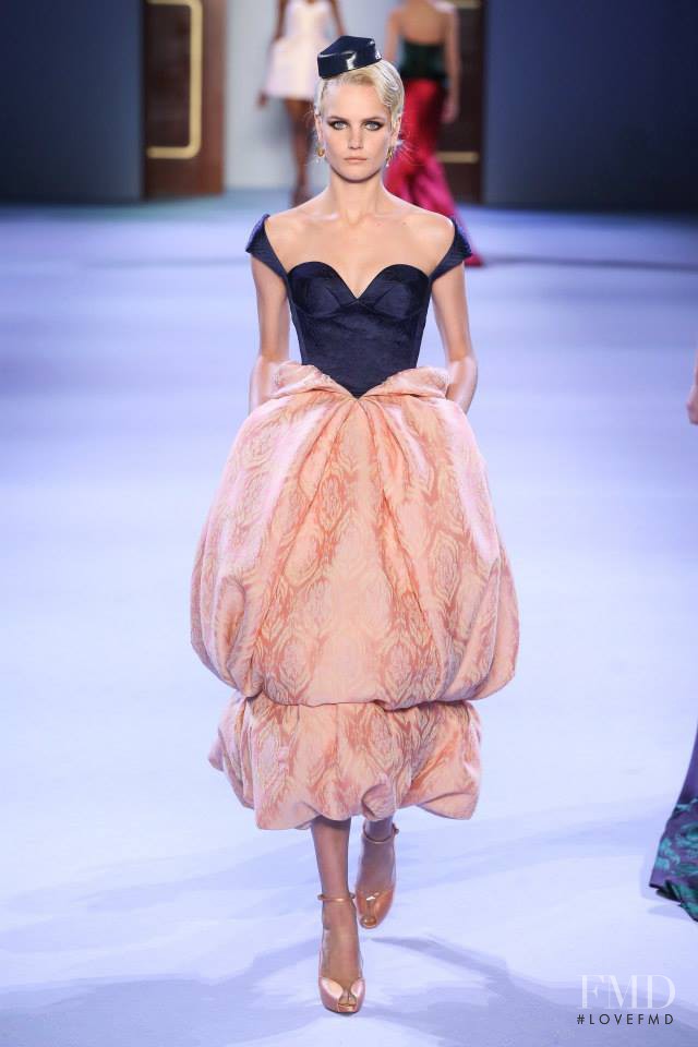 Anmari Botha featured in  the Ulyana Sergeenko fashion show for Spring/Summer 2014