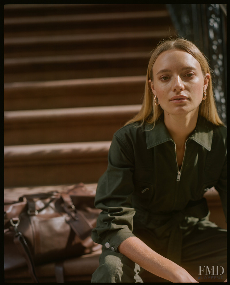 Maya Stepper featured in  the H&M A New Take on Utility advertisement for Autumn/Winter 2019