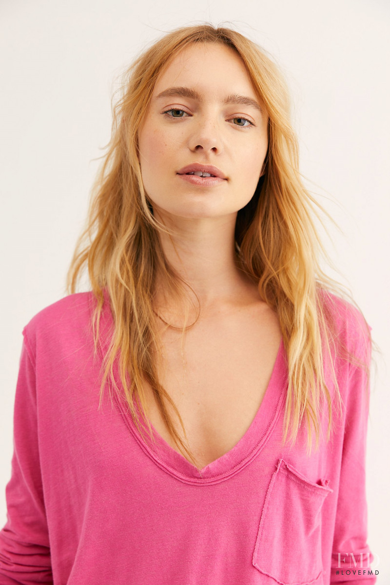 Maya Stepper featured in  the Free People catalogue for Autumn/Winter 2019