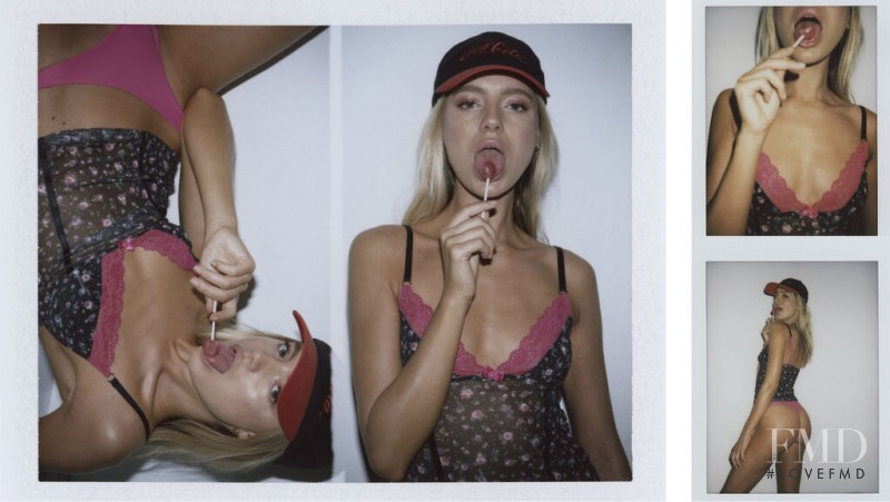 Maya Stepper featured in  the Bamba Swim lookbook for Resort 2019