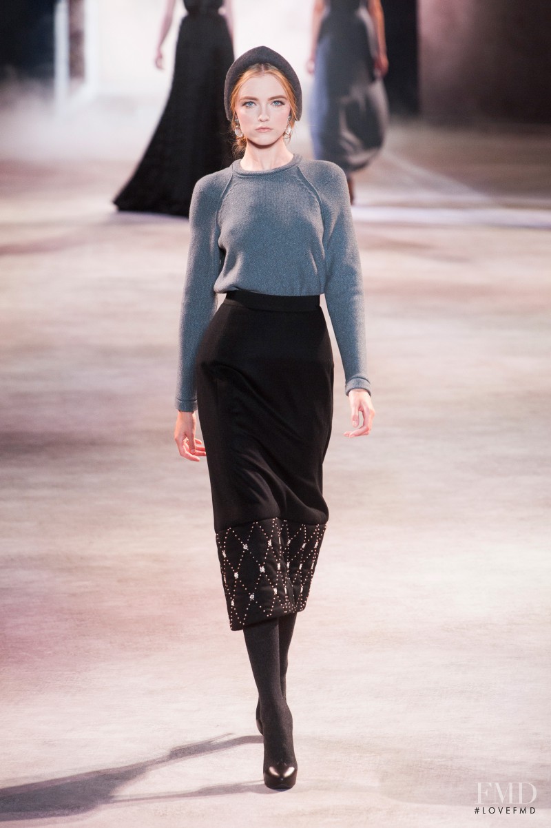 Vlada Roslyakova featured in  the Ulyana Sergeenko fashion show for Autumn/Winter 2013