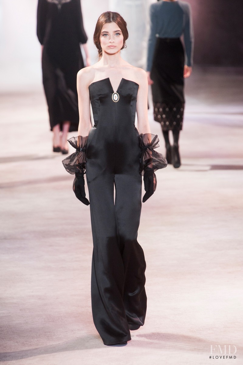 Carolina Thaler featured in  the Ulyana Sergeenko fashion show for Autumn/Winter 2013