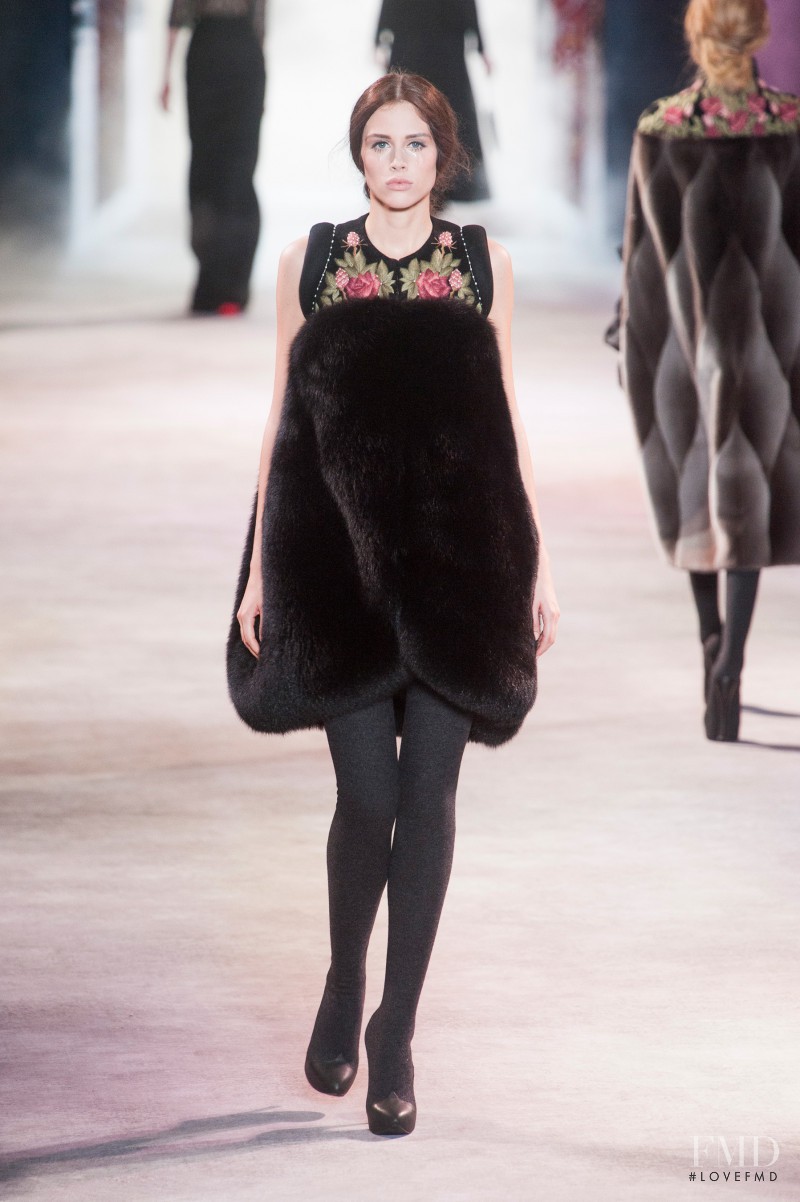 Kadriana Kodryanu featured in  the Ulyana Sergeenko fashion show for Autumn/Winter 2013