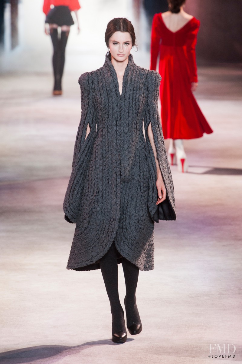 Mackenzie Drazan featured in  the Ulyana Sergeenko fashion show for Autumn/Winter 2013