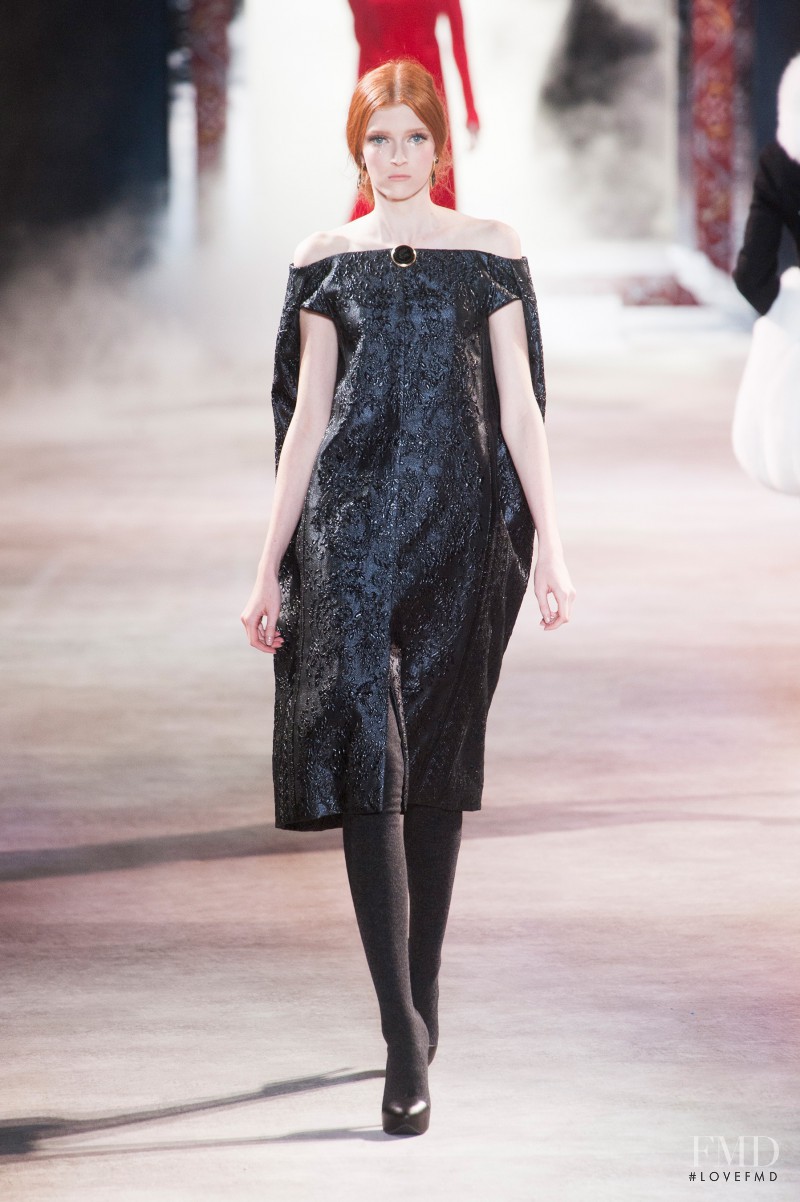 Bria Condon featured in  the Ulyana Sergeenko fashion show for Autumn/Winter 2013
