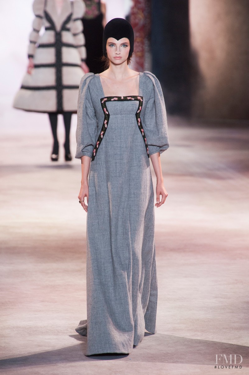 Appoline Rozhdestvenska featured in  the Ulyana Sergeenko fashion show for Autumn/Winter 2013