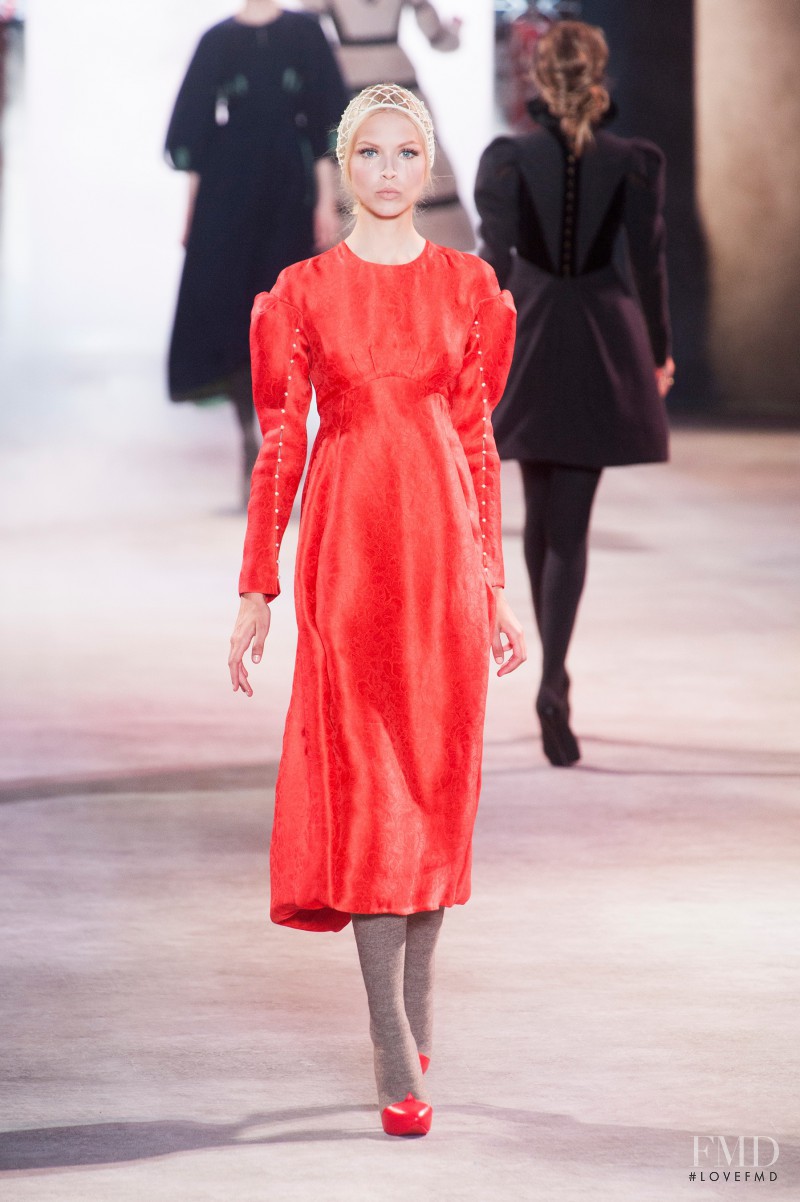 Natasha Remarchuk featured in  the Ulyana Sergeenko fashion show for Autumn/Winter 2013