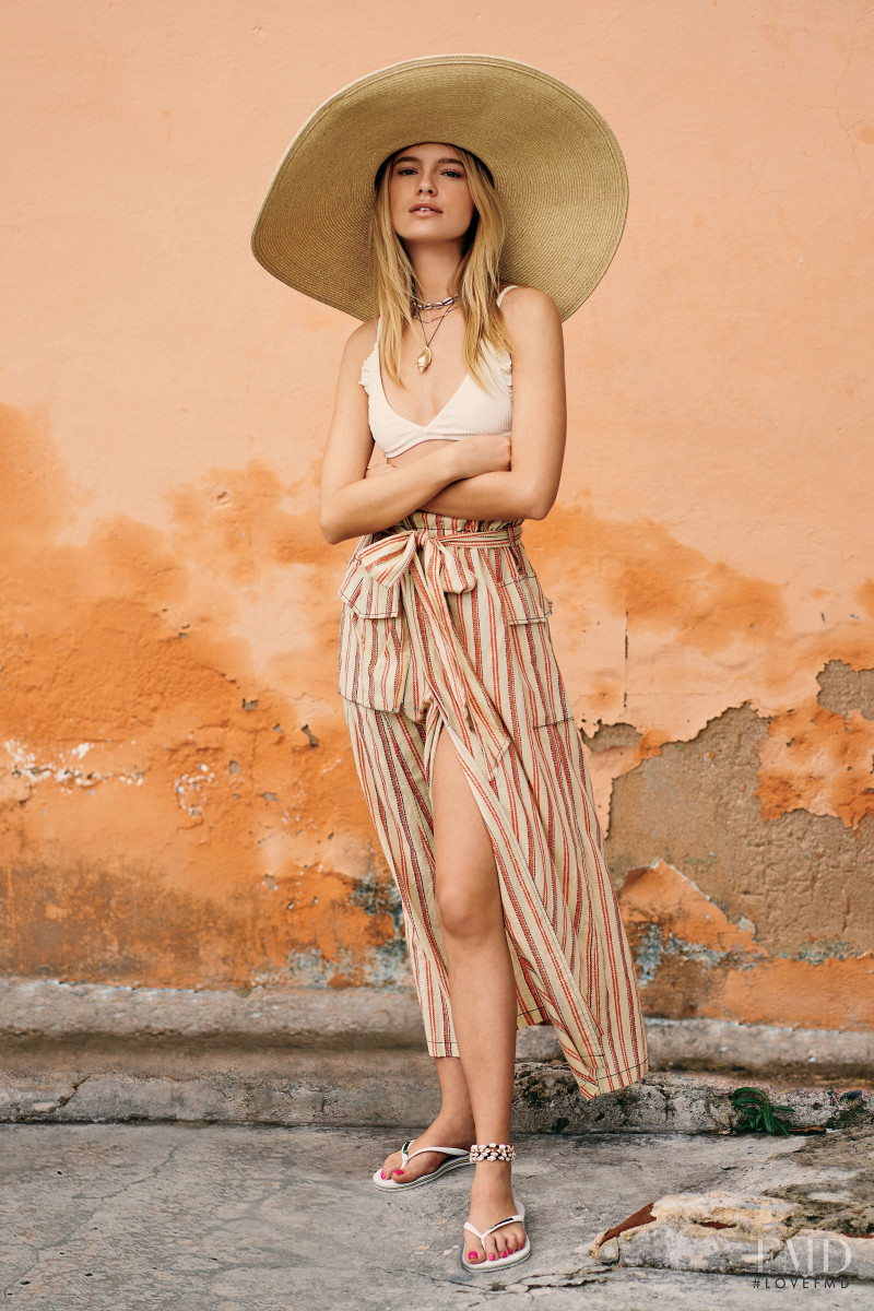 Maya Stepper featured in  the Free People lookbook for Spring/Summer 2019