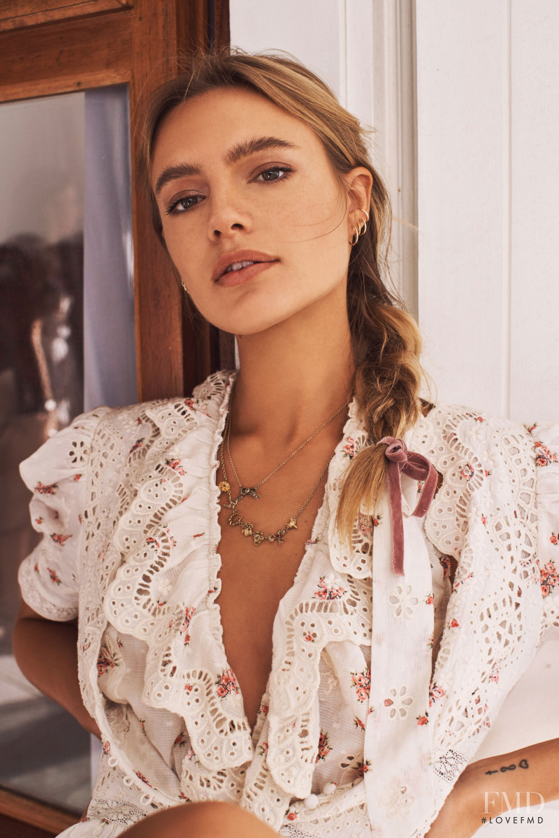 Maya Stepper featured in  the LoveShackFancy lookbook for Summer 2019