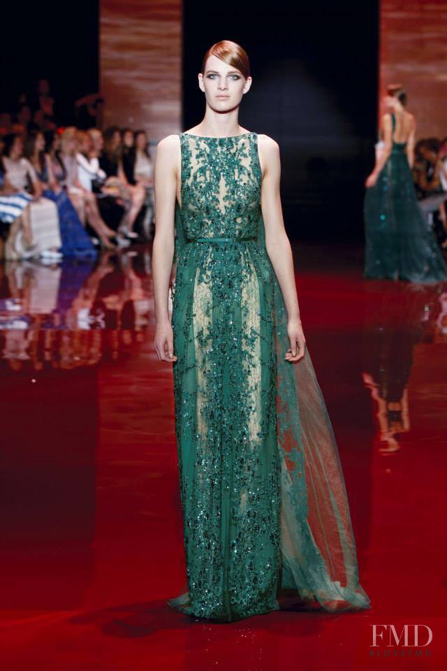 Ashleigh Good featured in  the Elie Saab Couture fashion show for Autumn/Winter 2013