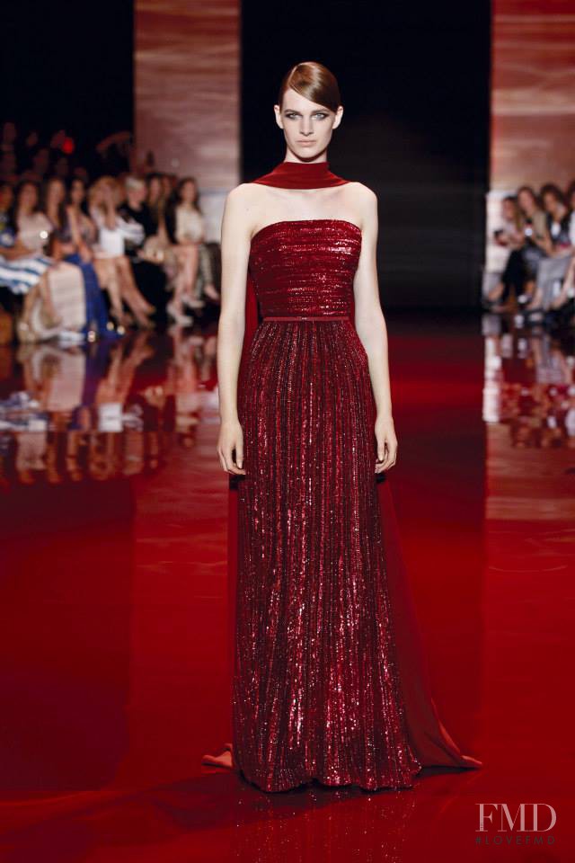 Ashleigh Good featured in  the Elie Saab Couture fashion show for Autumn/Winter 2013