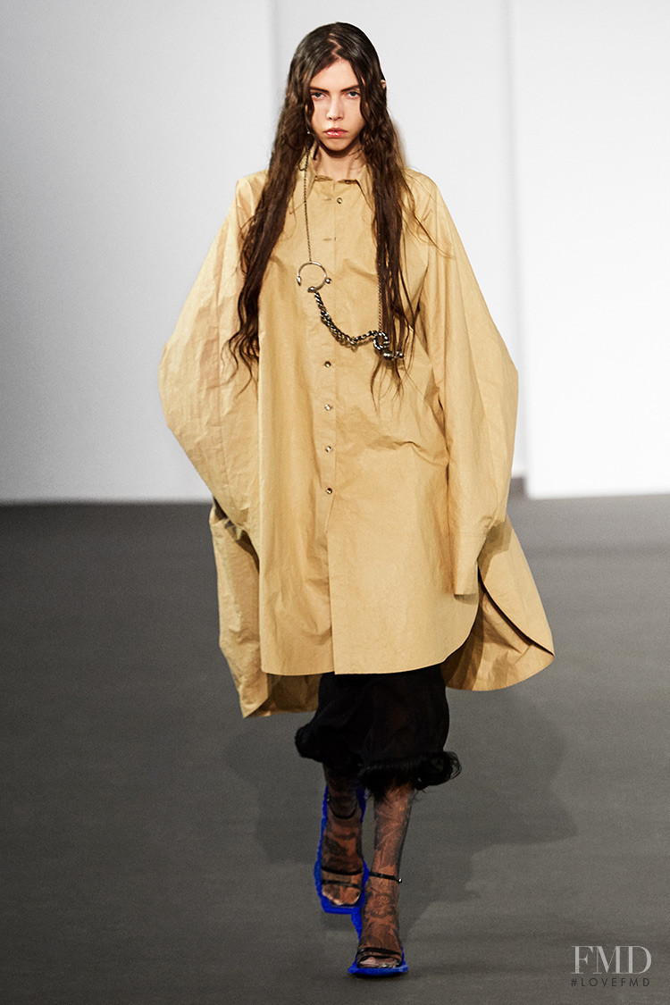 Lea Julian featured in  the Acne Studios fashion show for Autumn/Winter 2020