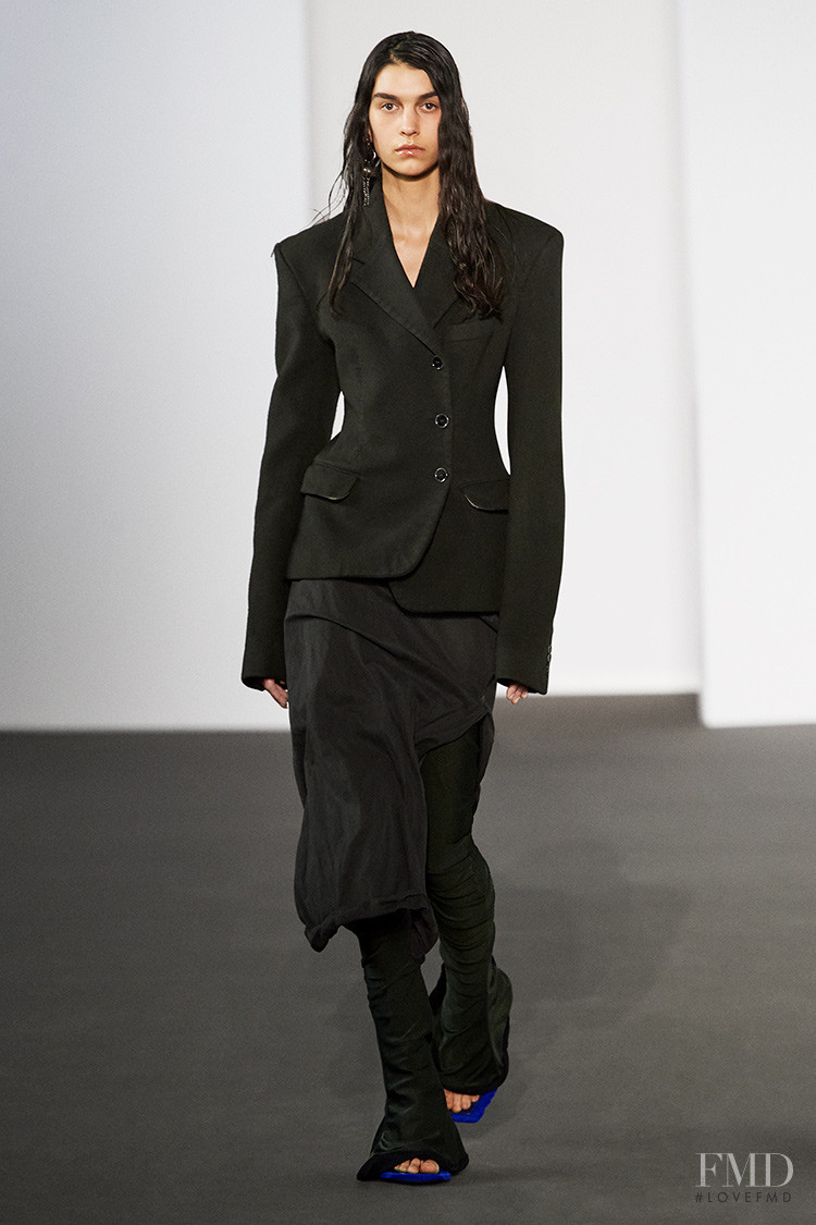 Eugenia Dubinova featured in  the Acne Studios fashion show for Autumn/Winter 2020