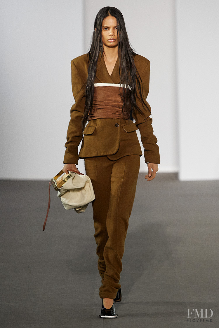 Annibelis Baez featured in  the Acne Studios fashion show for Autumn/Winter 2020