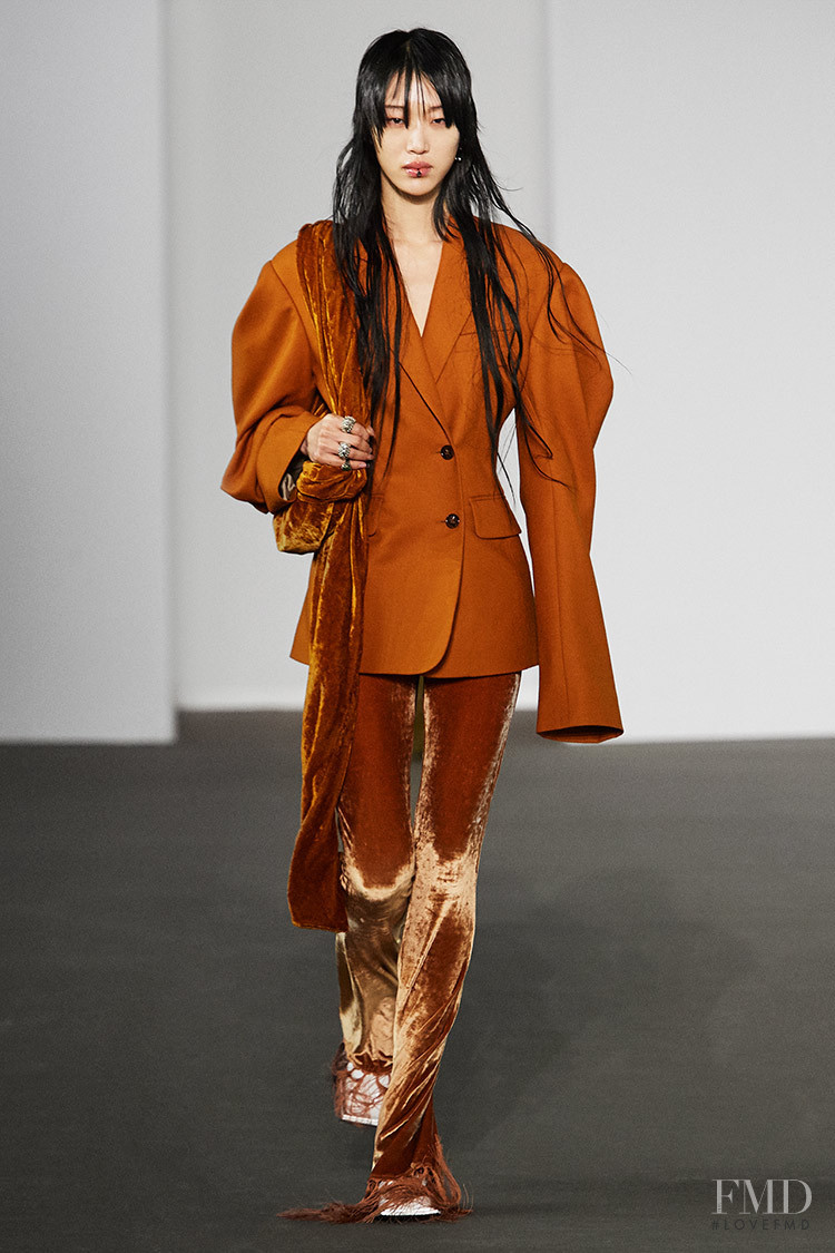 So Ra Choi featured in  the Acne Studios fashion show for Autumn/Winter 2020