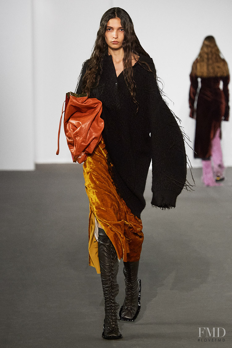 Tiziana Esposito featured in  the Acne Studios fashion show for Autumn/Winter 2020