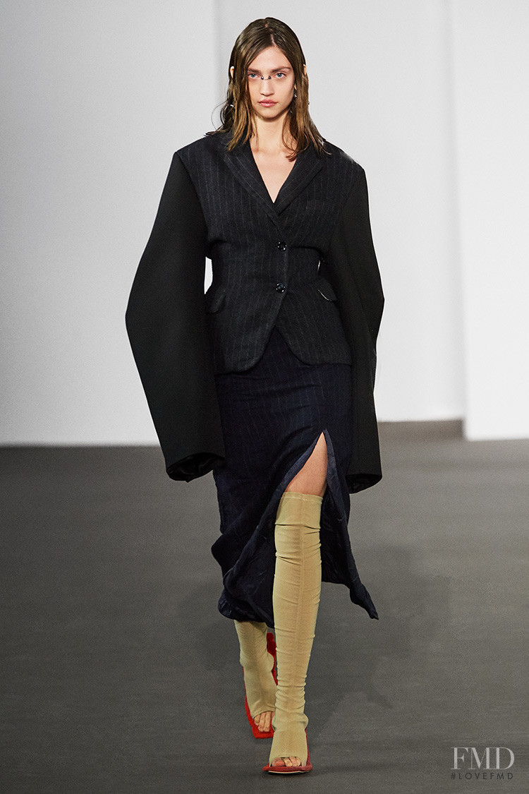 Krini Hernandez featured in  the Acne Studios fashion show for Autumn/Winter 2020