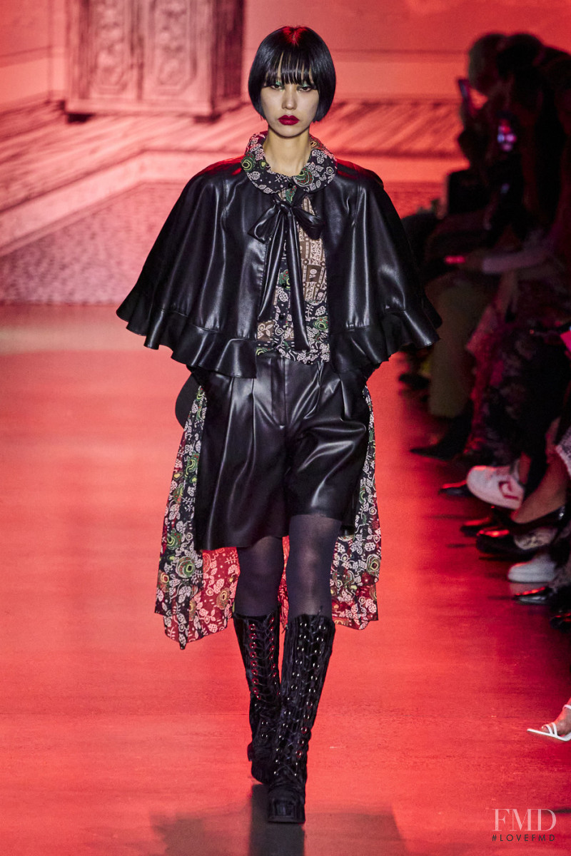 Heejung Park featured in  the Anna Sui fashion show for Autumn/Winter 2020