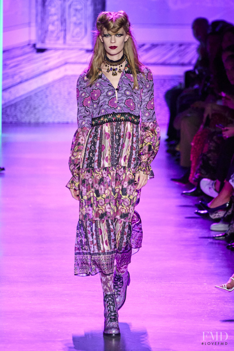 Lexi Boling featured in  the Anna Sui fashion show for Autumn/Winter 2020