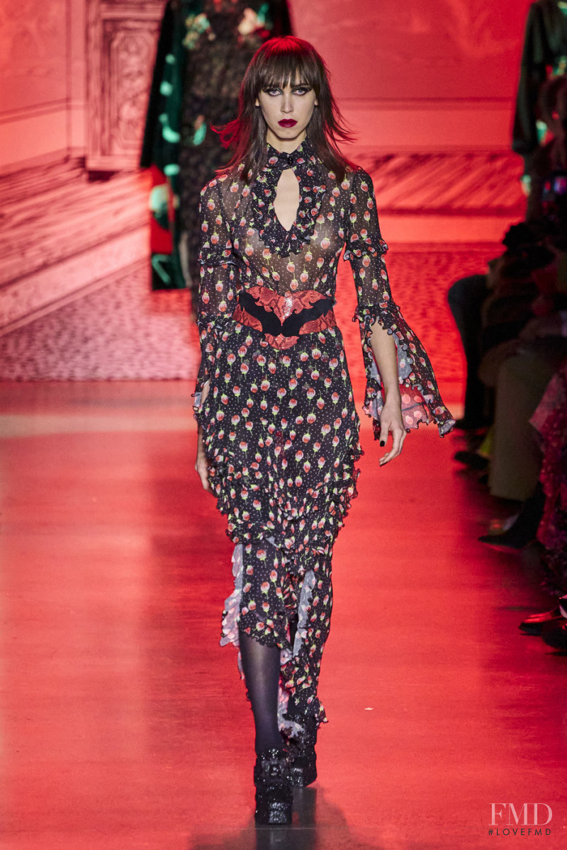 Vaughan Ollier featured in  the Anna Sui fashion show for Autumn/Winter 2020