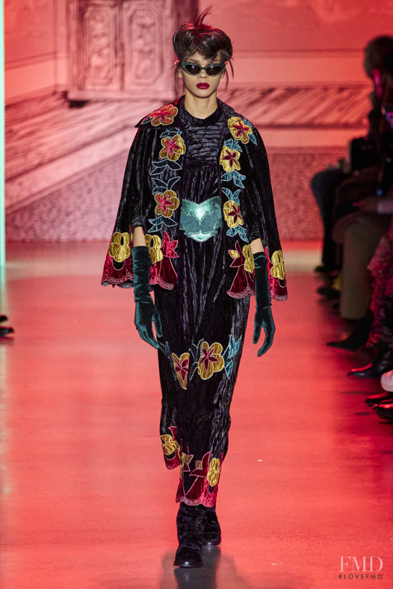 Hiandra Martinez featured in  the Anna Sui fashion show for Autumn/Winter 2020