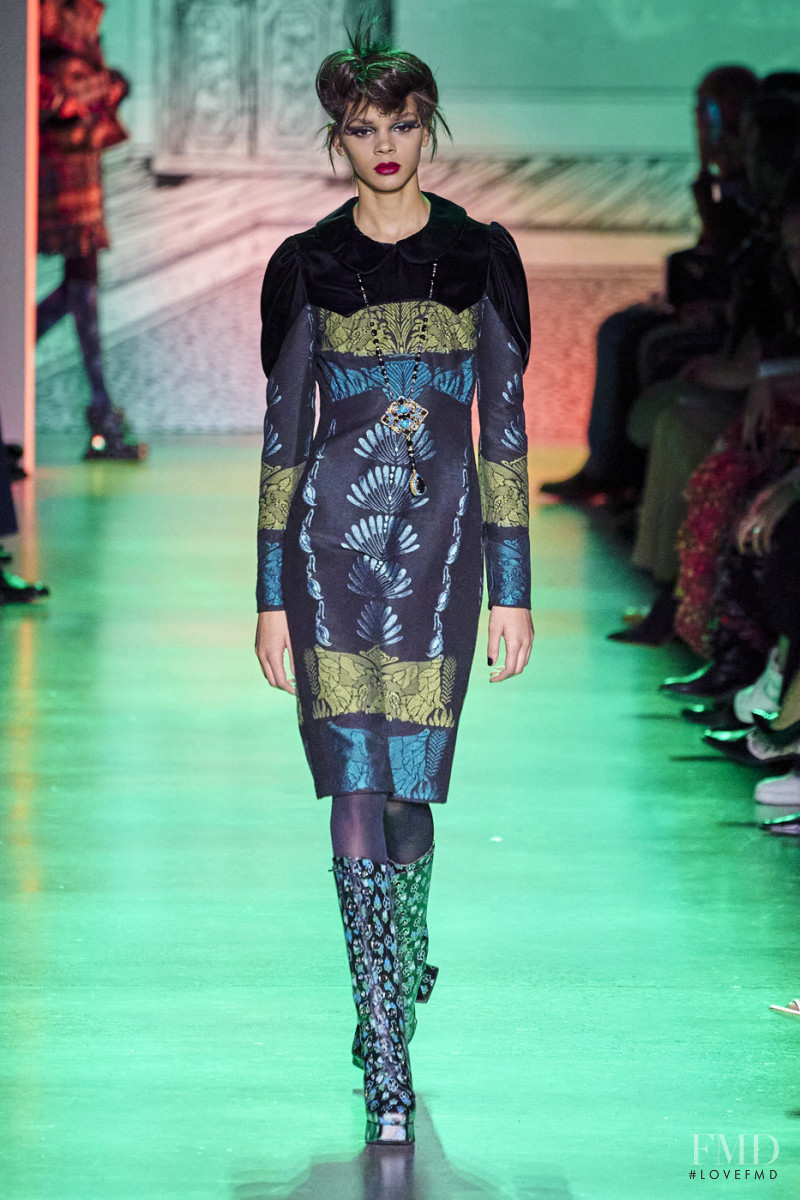 Hiandra Martinez featured in  the Anna Sui fashion show for Autumn/Winter 2020