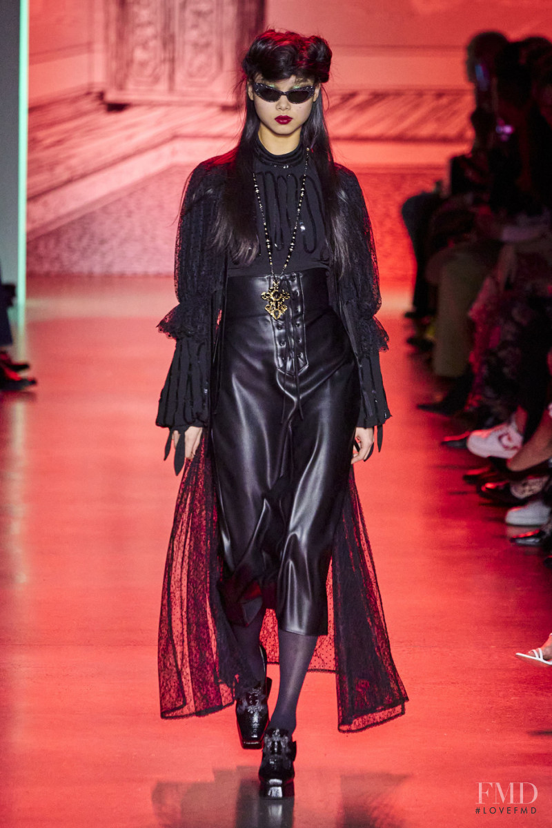 Yoon Young Bae featured in  the Anna Sui fashion show for Autumn/Winter 2020