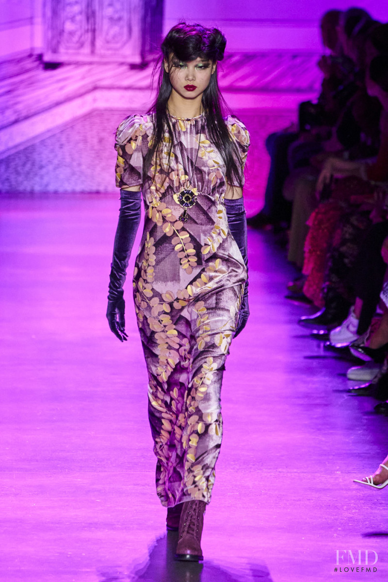 Yoon Young Bae featured in  the Anna Sui fashion show for Autumn/Winter 2020